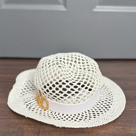 Valentino Garavani Woven Fedora